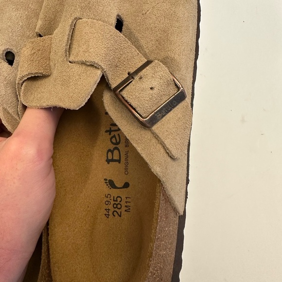 Birkenstock Betula Suede Clog Slide Men’s Size 11 Taupe Unisex main image 9